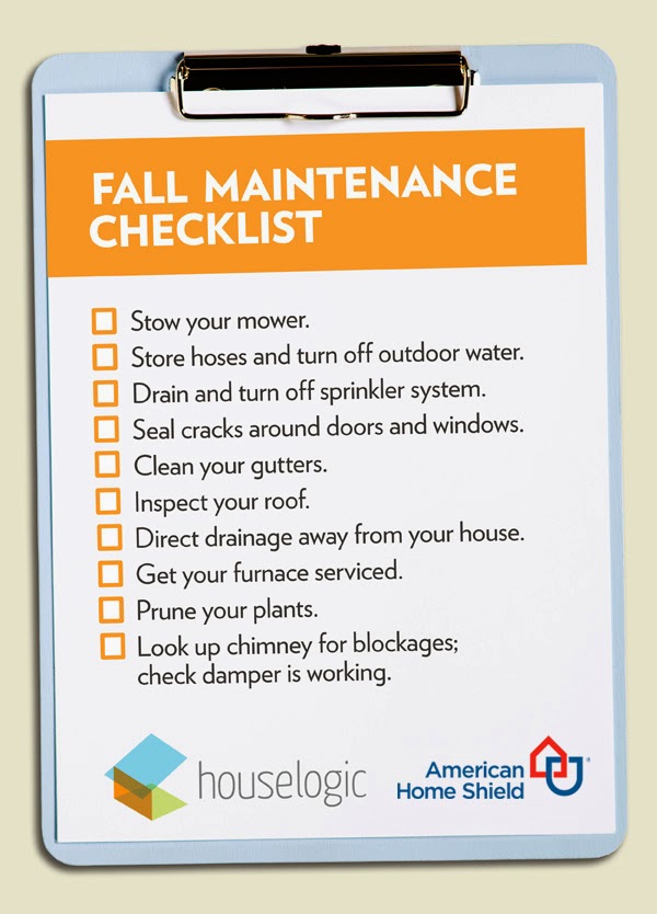 Fall Maintenance Check List
